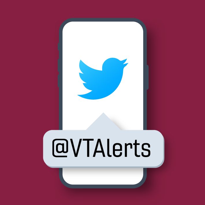 Follow VTAlerts on Twitter